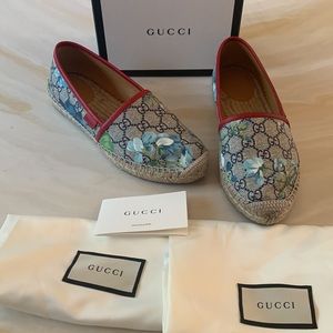 FINAL PRICE! AUTHENTIC GUCCI BLOOM ESPADRILLES!